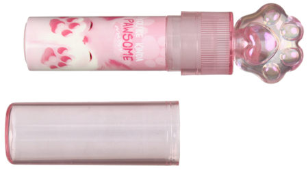 Ластик Meshu Crystal Paw в пластиковом футляре, 90*25*20 мм, розовый