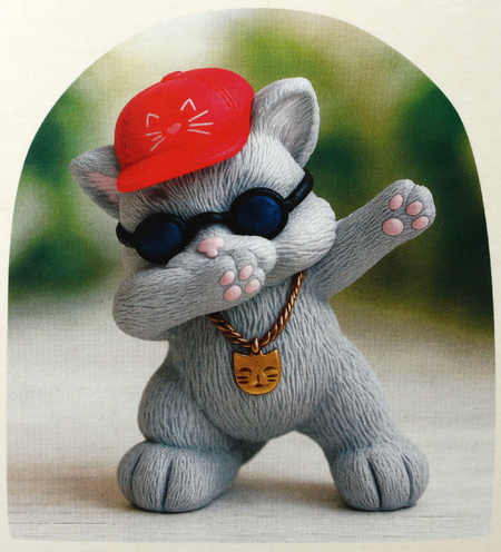 Набор для росписи из гипса «Три совы», высота 8,7 см, «Модный котик», 3+