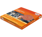 Пластилин «Гамма. Оранжевое солнце», 12 цветов (6 с блестками, 6 классических), 168 г, со стекой