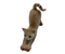 Фигурка фарфоровая №02, «Кот рыжий с полосатыми лапами потягивается»
