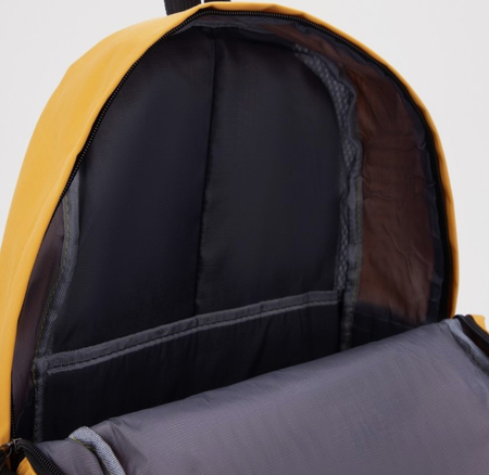Рюкзак молодежный «Киска», 29*16*42 см, желтый
