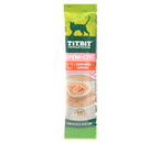 Крем-суп TitBit «Лакомый кусочек» (для кошек), 10 г, с кусочками индейки