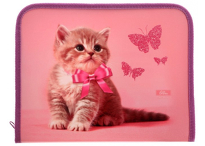 Папка для тетрадей А5 Calligrata, 180×230×25 мм, «Котик»