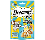 Лакомство Dreamies (для взрослых кошек), 60 г, «Микс: лосось, сыр» Лакомство Dreamies (для взрослых кошек), 60 г, «Микс: лосось, сыр»