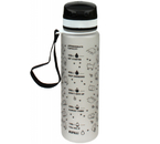 Бутылка для воды пластиковая Meshu, 600 мл, Nice Day, белая Бутылка для воды пластиковая Meshu, 600 мл, Nice Day, белая