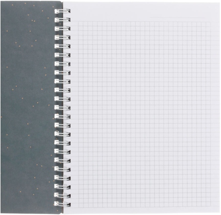 Тетрадь общая А5, 80 л. на гребне BeSmart Mur-Mur, 155*205 мм, клетка, желтая