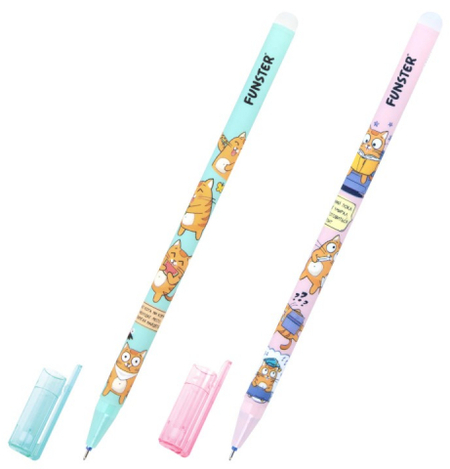 Ручка гелевая Funster «Пиши-стирай», корпус ассорти, стержень синий Ручка гелевая Funster «Пиши-стирай», корпус ассорти, стержень синий