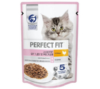 Корм влажный Perfect Fit (для котят), 75 г, «Курица в соусе» Корм влажный Perfect Fit (для котят), 75 г, «Курица в соусе»