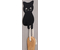 Крючок настенный металлический самоклеящийся «Кот», 10*5,5*2 см, черный