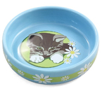 Миска керамическая Triol, 0,2 л, «Котенок»