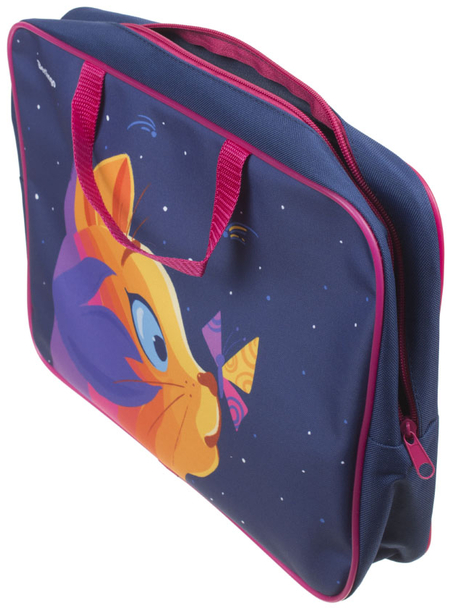 Папка для тетрадей Berlingo с ручками, 350*265*80 мм, Surprised cat