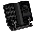 Подставка для книг пластиковая «Стамм», 200×200 мм, «Окак», черная