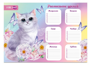 Расписание уроков А3 SIma-Land, 420×300 мм, «Воздушное чудо»