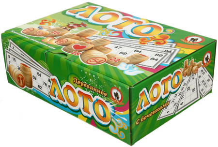 Игра настольная «Русский стиль. Лото», «Классическое деревянное лото», 3+ Игра настольная «Русский стиль. Лото», «Классическое деревянное лото», 3+