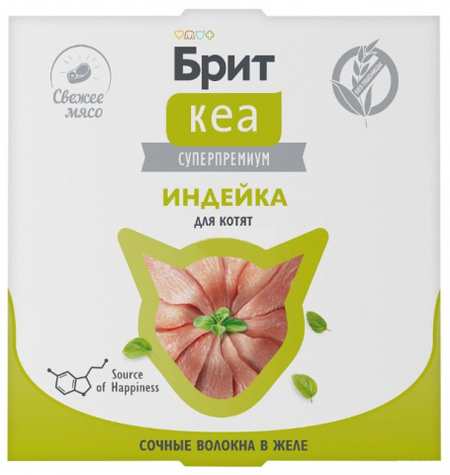 Корм влажный «Брит Кеа» (для котят), 75 г, «Индейка в желе» Корм влажный «Брит Кеа» (для котят), 75 г, «Индейка в желе»
