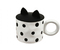 Кружка керамическая с силиконовой крышкой Mug, 400 мл, 100*80 мм, «Минимализм»