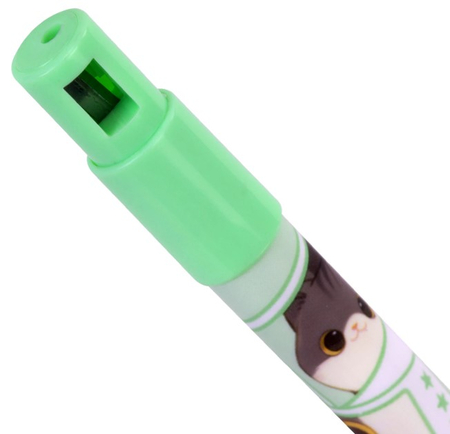 Карандаш цанговый Brauberg, толщина грифеля 2 мм, «Милые коты», ассорти