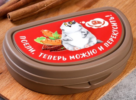 Бутербродница Sima-Land, 14*10*4 см, 200 мл, «Кот»