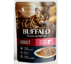Корм влажный Mr.Buffalo Adult Hair and Skin (для взрослых кошек), 85 г, лосось