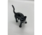 Фигурка фарфоровая №02, «Кот черный смотрит»