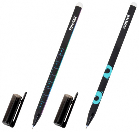 Ручка гелевая Funster «Пиши-стирай», Black Cat, корпус ассорти, стержень синий Ручка гелевая Funster «Пиши-стирай», Black Cat, корпус ассорти, стержень синий