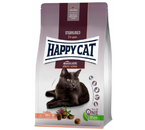 Корм сухой Happy Cat Sterilised Adult для стерилизованных кошек, для кожи и шерсти, 1,3 кг, лосось Корм сухой Happy Cat Sterilised Adult для стерилизованных кошек, для кожи и шерсти, 1,3 кг, лосось