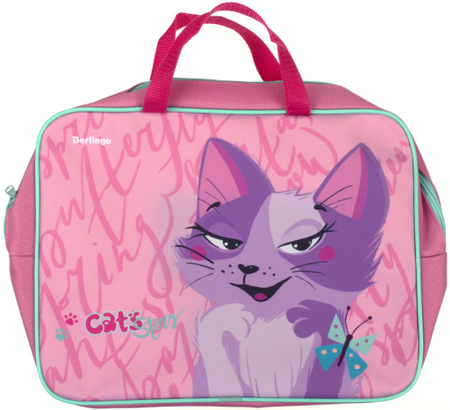 Папка для тетрадей Berlingo с ручками, 350*265*80 мм, Princess cat