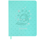 Дневник для музыкальной школы Brauberg, 170×215 мм, 48 л., «Котик», цвет мятный