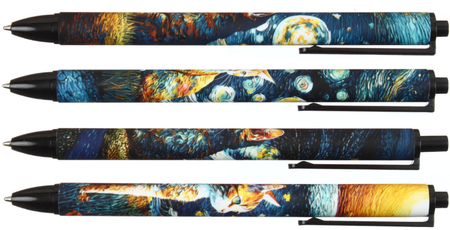 Ручка шариковая автоматическая Colorio, корпус ассорти, стержень синий Ручка шариковая автоматическая Colorio, корпус ассорти, стержень синий