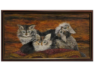 Картина «Три котенка» (Джонс А.С.)