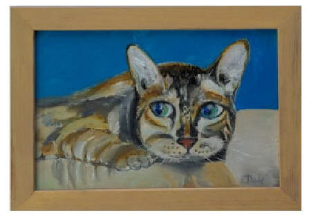 Картина «Скучаю» (Денисова О.М.), 20*30 см, ДВП, масло Картина «Скучаю» (Денисова О.М.), 20*30 см, ДВП, масло