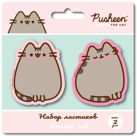 Набор ластиков фигурных Pusheen, 4,5*5,5 см, 2 шт. Набор ластиков фигурных Pusheen, 4,5*5,5 см, 2 шт.