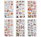 Наклейки зефирные полимерные многоразовые Funster, 18×9,5 см, «Котики», ассорти Наклейки зефирные полимерные многоразовые Funster, 18×9,5 см, «Котики», ассорти