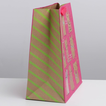 Пакет бумажный крафтовый «Милые котики», 23*27*11,5 см Пакет бумажный крафтовый «Милые котики», 23*27*11,5 см