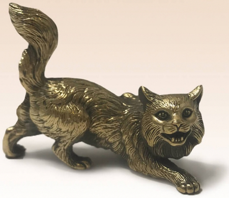 Фигурка сувенирная «Кот» BronzaMania, «Кот Манул»