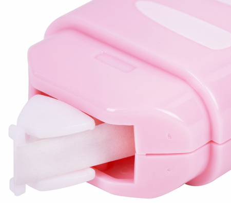 Корректирующий роллер Brauberg Kids, 5 мм*6 м, «Лапки», корпус розовый Корректирующий роллер Brauberg Kids, 5 мм*6 м, «Лапки», корпус розовый