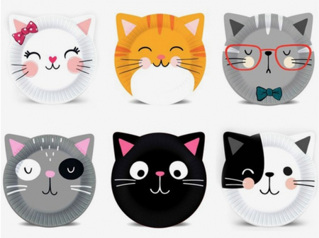 Набор одноразовой бумажной посуды Sima-Land, «Кошки с ушками» (тарелки 6 шт., диаметр 18 см) Набор одноразовой бумажной посуды Sima-Land, «Кошки с ушками» (тарелки 6 шт., диаметр 18 см)