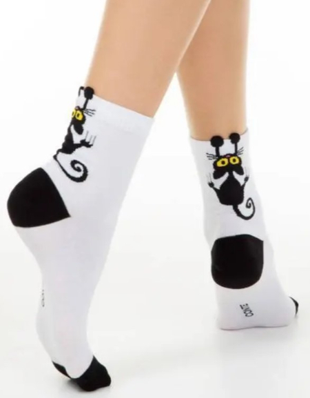 Носки женские Conte Elegant Classic, размер 23, белые