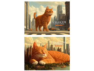 Альбом для рисования А4 «Гигантские кошки» Альбом для рисования А4 «Гигантские кошки»