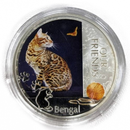 Монета в круглой коробке Our Friends, диаметр 3,9 см, Bengal