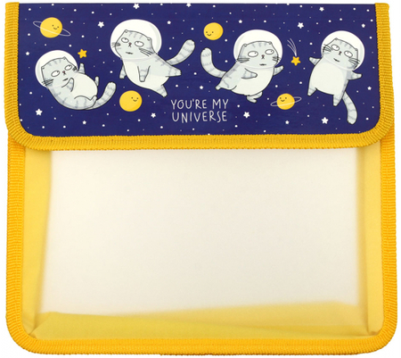 Папка для тетрадей 2 отделения ArtSpace, 230*210 мм, Cosmo Cats