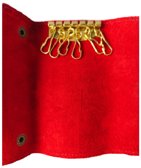 Чехол для ключей из натуральной кожи «Лапка» (Журкевич Ю.Л.), 12,5*6,6*1,7 см, ассорти Чехол для ключей из натуральной кожи «Лапка» (Журкевич Ю.Л.), 12,5*6,6*1,7 см, ассорти