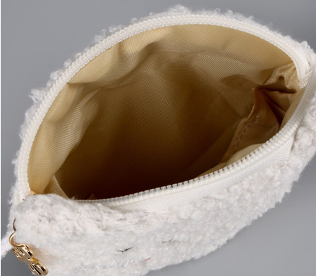 Сумка детская мягкая «Котёнок», 15*13 см, белая Сумка детская мягкая «Котёнок», 15*13 см, белая