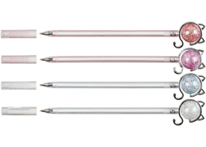 Ручка шариковая Meshu, Cat, корпус ассорти, стержень синий