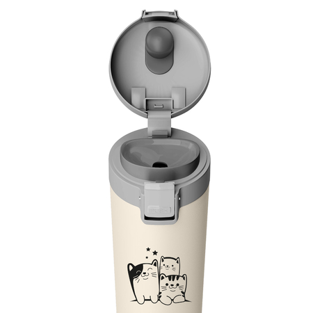 Термокружка Joylux Classic, 380 мл, бежевая