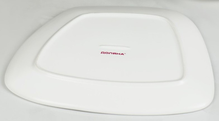 Блюдо сервировочное фарфоровое «Коты-аристократы», 22*18*1,8 см