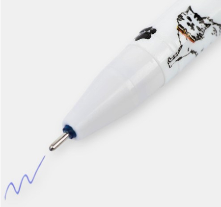 Ручка гелевая Sima-Land «Пиши-стирай», «Кот-обормот», стержень синий
