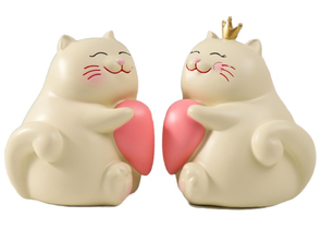 Держатель-подставка для книг полистоун Sima-Land, 9×11×12,5 см, «Котики с сердечком»