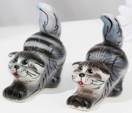 Сувенир фарфоровый Sima-Land (гжель), высота 8 см, «Котик», ассорти Сувенир фарфоровый Sima-Land (гжель), высота 8 см, «Котик», ассорти