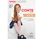 Колготки детские полиамидные Conte Elegant, размер 146-152, Katie Bianco (20DEN)